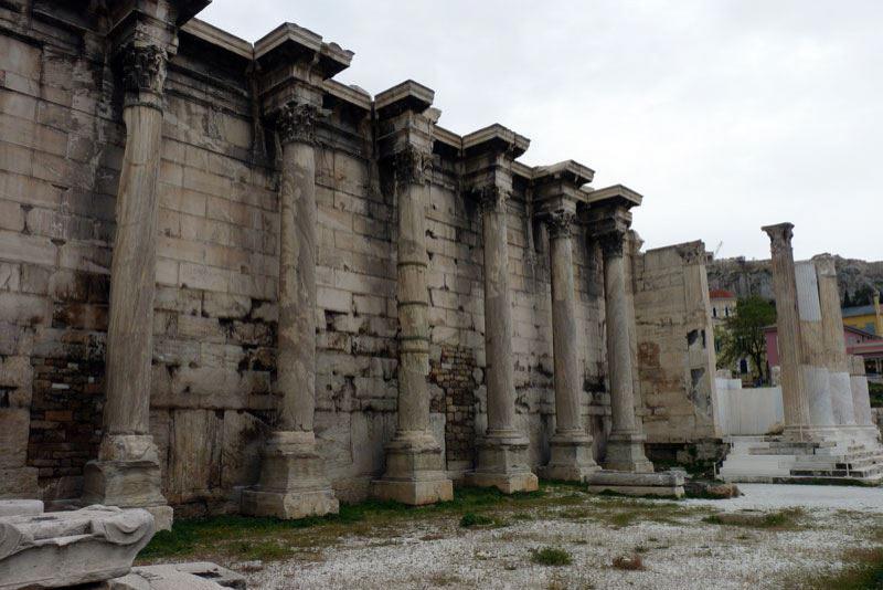 Die Hadriansbibliothek in Athen
