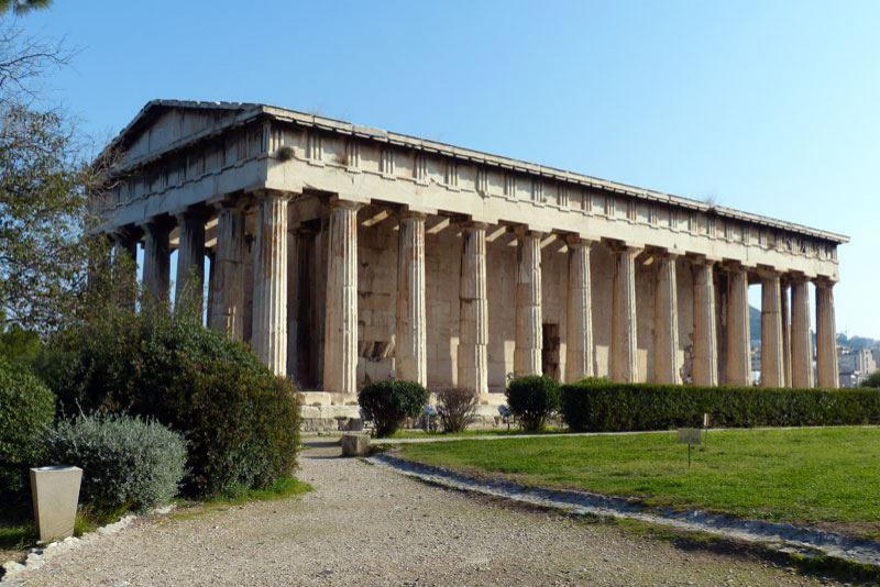 Hephaistos Tempel oder Hephaisteion - besterhaltendster antiker Tempel weltweit