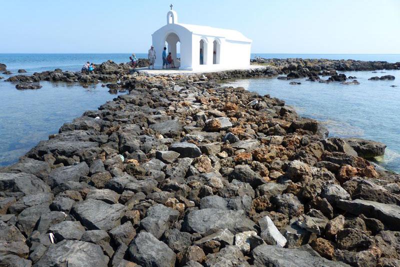 Die bekannte Kirche Agios Nikolaos in Georgioupoli